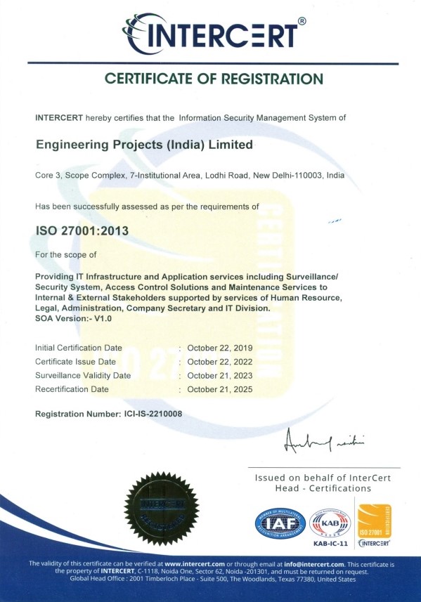 ISO Certification